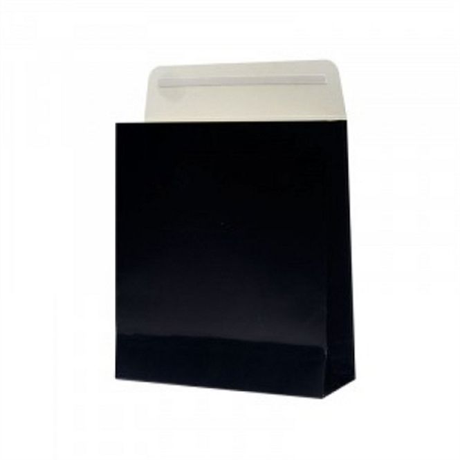 Huvudbild Presentpåse svart 29,5x9x40+6 cm 100-pack