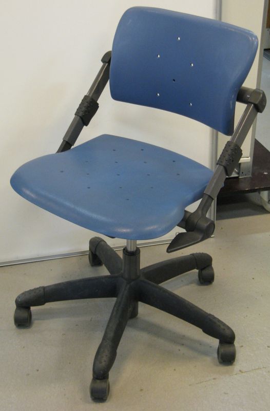 Skrivstol Håg H03 310 blå - begagnad