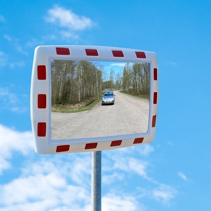 Trafikspegel T-97 akryl rektangulär