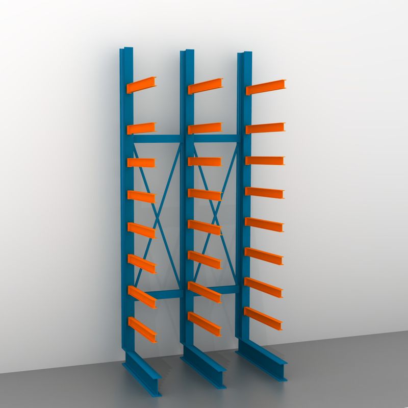 Grenställ 2 sektioner höjd 380cm - begagnat