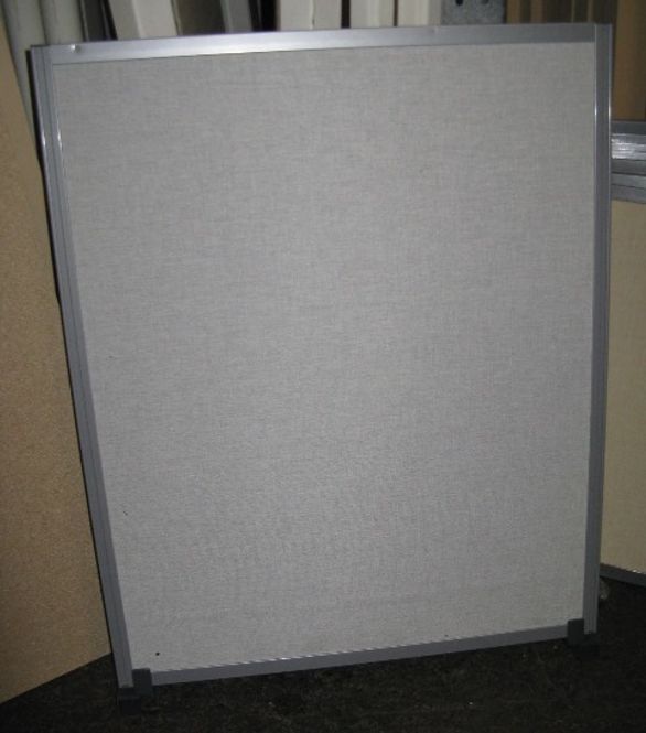 Huvudbild Bordsskärm grå/svart & silver 