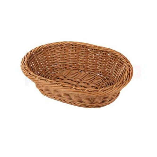 Huvudbild Korg rund PP 18,5x7cm brun