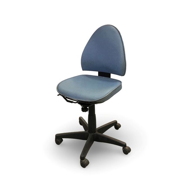 Huvudbild Kontorsstol Ljusblå - begagnad