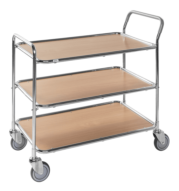 Huvudbild Bordsvagn 3 plan | Laminat | Elförzinkad