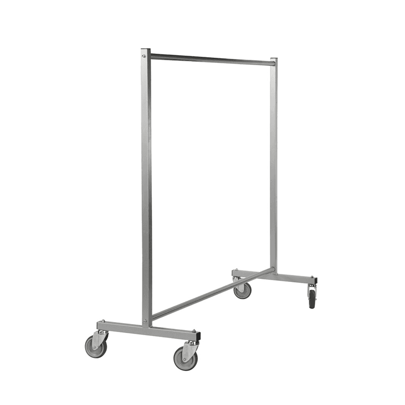Klädställ | längd 1700 mm | fast höjd | grå