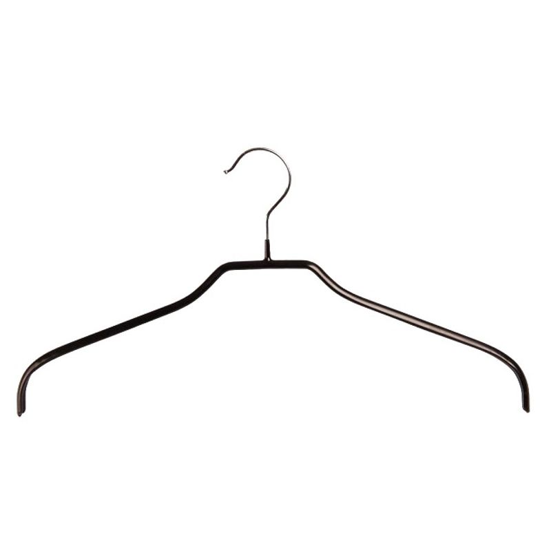 Metallhängare nonslip 42 cm 50-pack svart