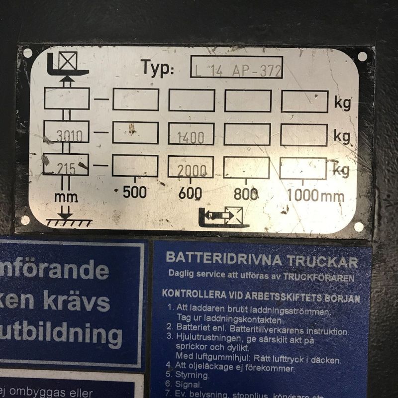 Ledstaplare Linde L14 AP-372 - begagnad
