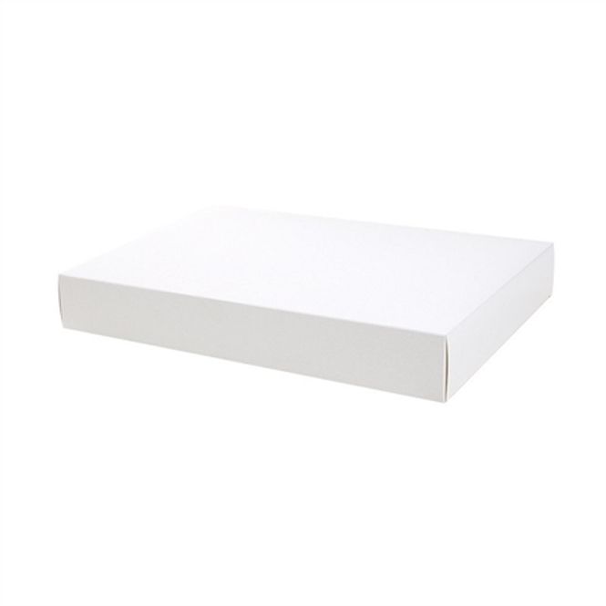 Huvudbild Presentkartong konfektion vit 38x30x5 cm 100-pack