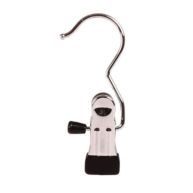 Huvudbild Enkelclips medium krok 100-pack krom