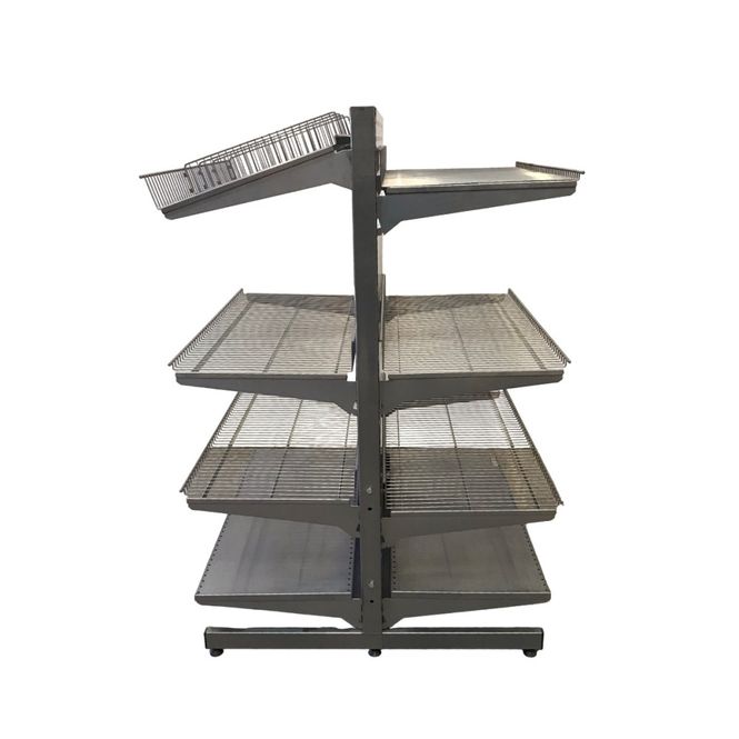 Huvudbild Butiksinredning T-stativ höjd 133cm grå - ...