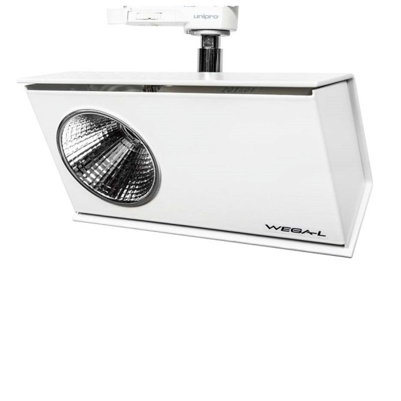 Spotlight Wega-L Alfa LED 5.0 Wide vit