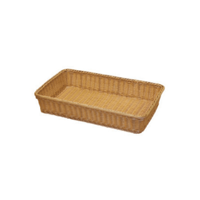 Huvudbild Korg rektangulär PP 36x27x9cm brun