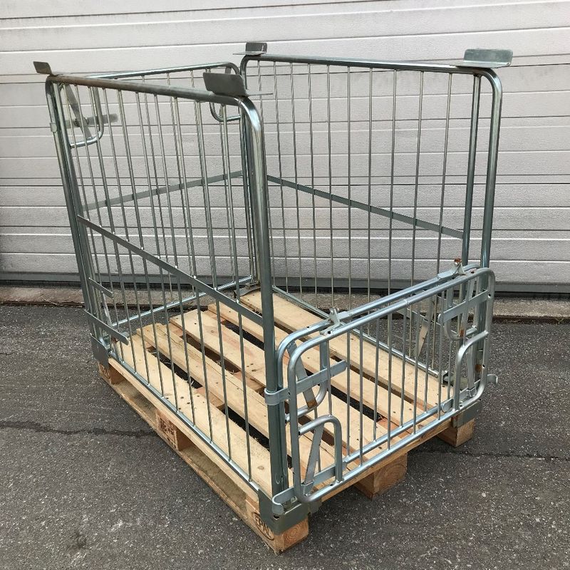 Pallcontainer galvad - begagnad