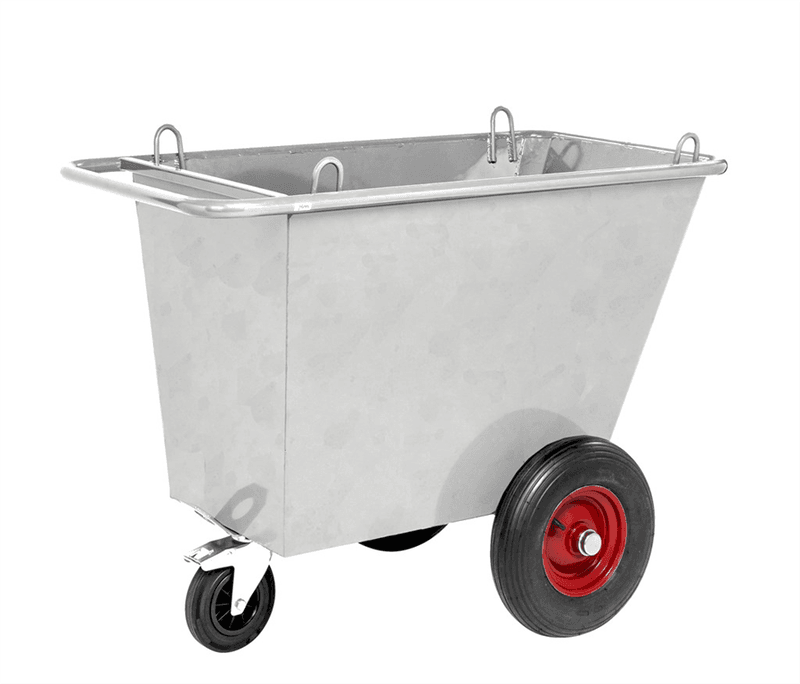 Avfallsvagn 400 liter | Varmförzinkad