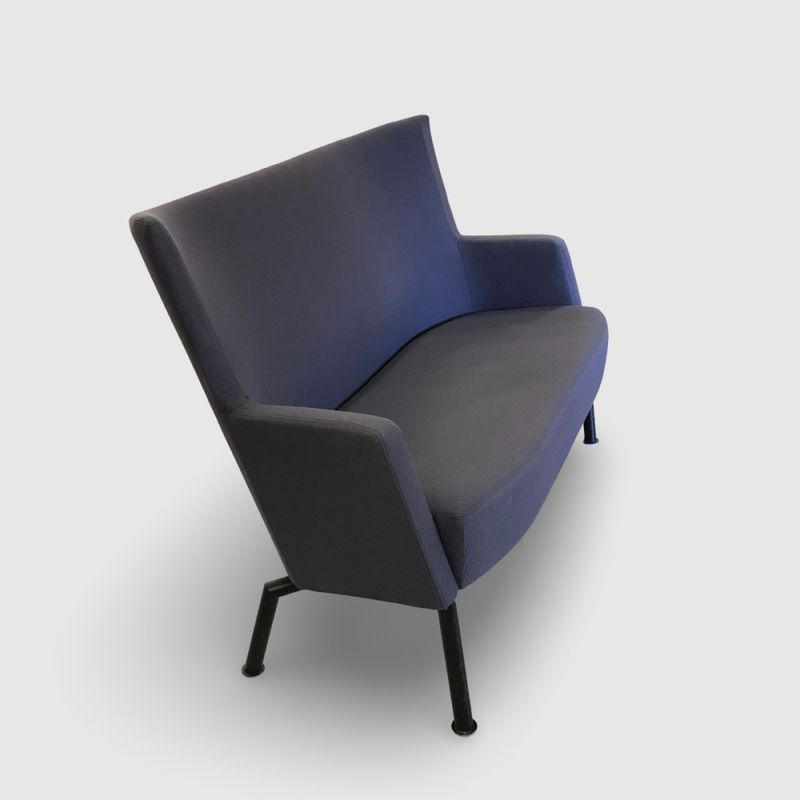 Soffa Kinnarps Invito 2-sits grå - begagnad