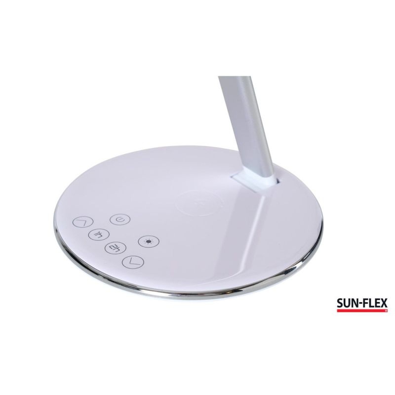 Qlite skrivbordslampa LED med mobilladdare