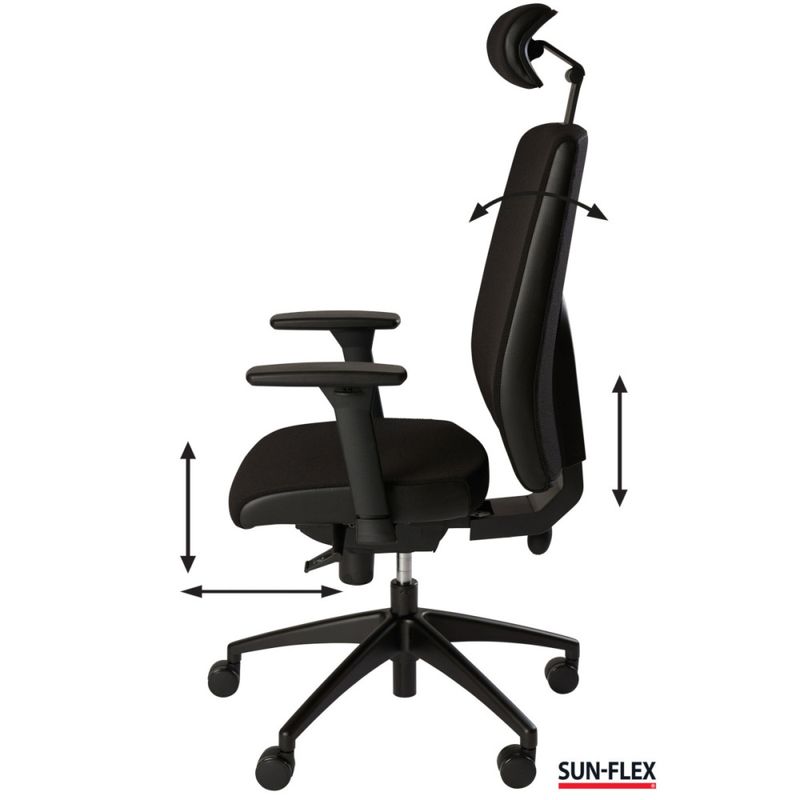 Kontorsstol HB svart