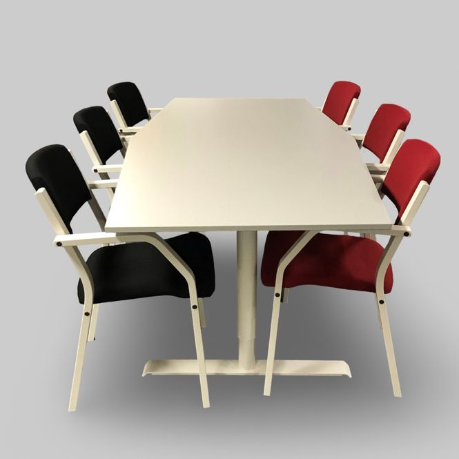 Huvudbild Konferensbord 2000x800/1000 mm och 6st stolar