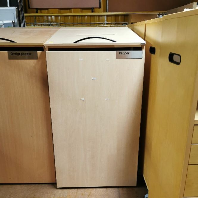 Huvudbild Källsorteringsskåp - För papper - begagnad