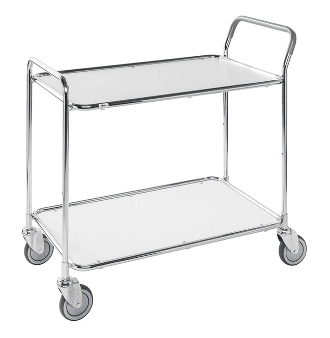 Huvudbild Bordsvagn 2 plan | Laminat | Elförzinkad