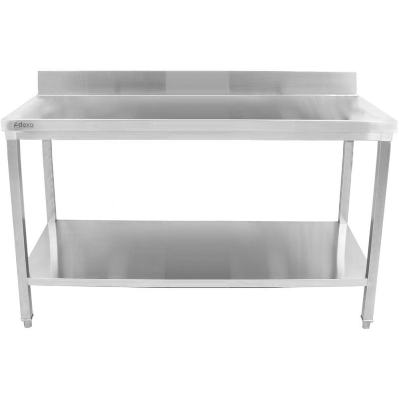 Arbetsbänk Rostfri underhylla 800x700x850mm